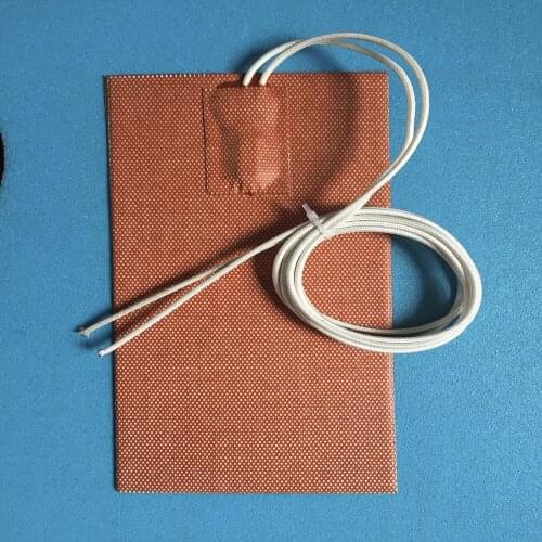 40mm X 80mm,12V 30W fuel filter heater Silicone Hot Pad Heater,Silicon Heater,3D Printer Heatbed,50 degree Custom design Warming