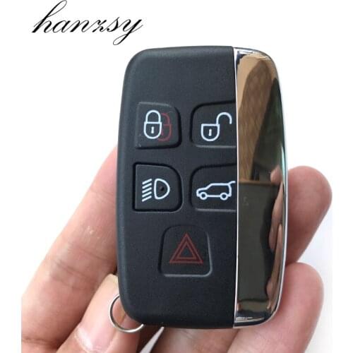 5 Buttons For Land Rover Ranger Rover Key Case Evoque Discovery 4 Freelander Evoque Replacement Car Remote Key Case shell Fob
