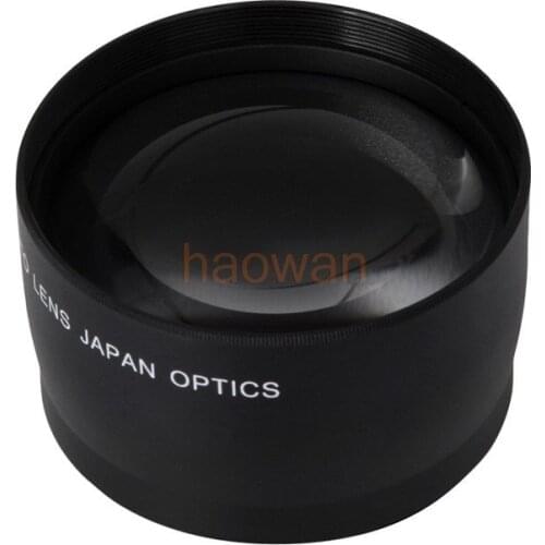 52mm 2.0x TELE Telephoto LENS for 52 mm canon nikon D3000 D3100 D3200 D5000 D5100 D5200 18-55mm pentax sony fuji DSLR Camera