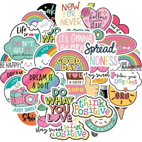 80Pcs Buzzword Stickers Toy for Childrens Cartoon Cute Interesting Pop Text Creative DIY Anime Sticker On Laptop Skateboard Car