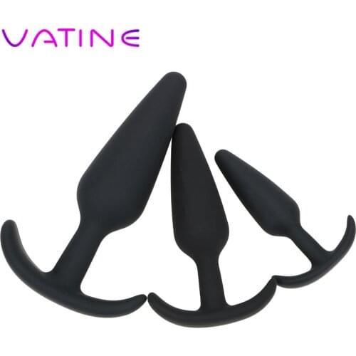 VATINE Anal Plug Prostate Massage Erotic Butt Plug S/M/L No Vibration Sex Toys for Woman Adult Products