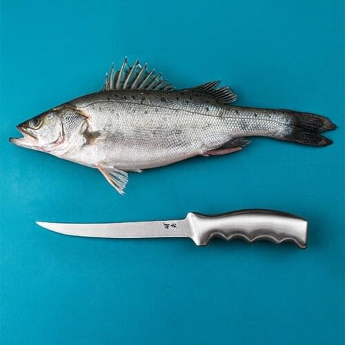Free Shipping NEEF Stainless Steel Kitchen Fillet Knife Stainless Steel Eviscerate Fish Sculpture Knife