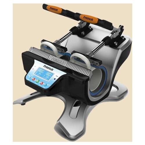 Free shipping ST-210 Automatic Mug Press Machine For doing mugs sublimation heat press machine mug printing machine