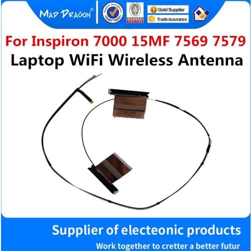 Laptop Silver New original Built in WiFi Wireless Antenna Cable new For Dell Inspiron 7000 15MF 7569 7579 WiFi Antenna Cable