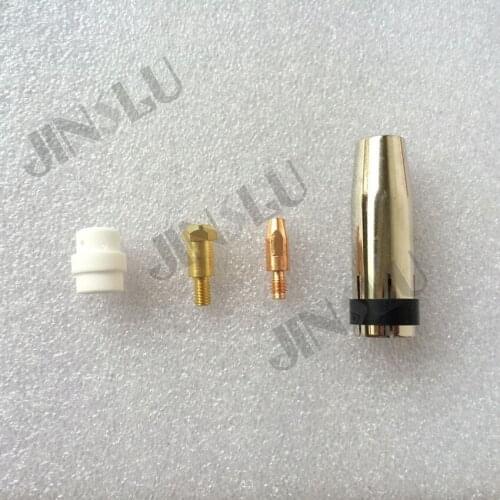 BINZEL 24KD Welding Torch Consumables Tip , Contact Tip Holder , Nozzle , Gas Diffuser for Mig Torch