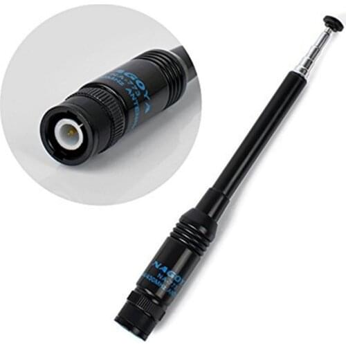 BNC Antenna NAGOYA NA-773 Walkie talky Dual band Telescopic hfAntenna diamond 773 for Kenwood ICOM IC-V85 IC-V82 IC-V80 Motorola