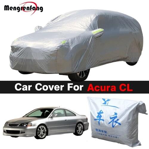 Full Car Cover Auto Outdoor Sun Anti-UV Rain Fog Snow Dustproof Protection Cover For Acura CL Coupe