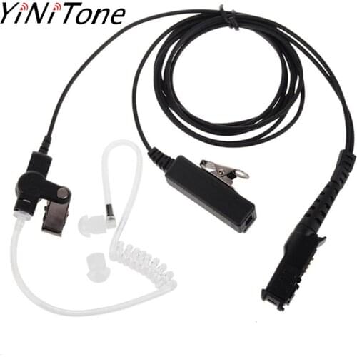Walkie Talkie Air Acoustic Tube PTT Headset Earpiece For Motorola Xir P6600 P6620 XPR3300 XPR3500 MTP3250 Two Way Radio earpiece