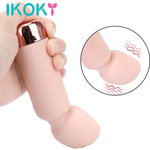 IKOKY Fidget ​Vibrator Adult Sex Toy for Women Female Masturbator Female AV Stick Spiral Silent Vibrator Mini Pro Dildo Vibrator