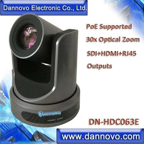 Free Shipping: DANNOVO PoE HDMI Video Conference Camera for larger Room, 30x Zoom, Support SDI, IP RJ45,ONVIF(DN-HDC063E)