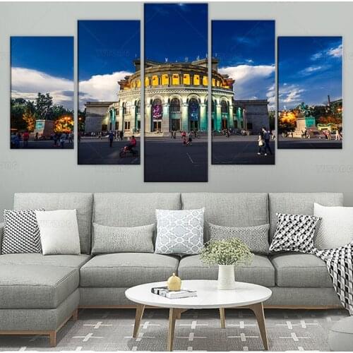 HD Printed armenia opera landscape painting wall art Canvas Print for living room home decoration poster framed