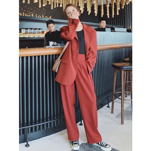 KUANGNAN Women's Business Trouser Suits