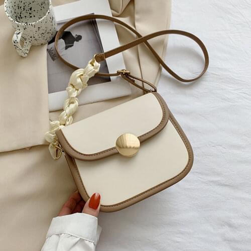 Fashion Trend Handbags For Women High Quality Pu Leather Female Shoulder Bag Summer New Retro Crossbody Bag Square Small Purse