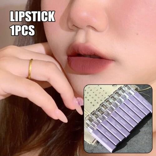 High Quality 6 Color Matte Lipstick Set Velvet Lip Glaze Color Charm Lasting Non-fading Lip Makeup