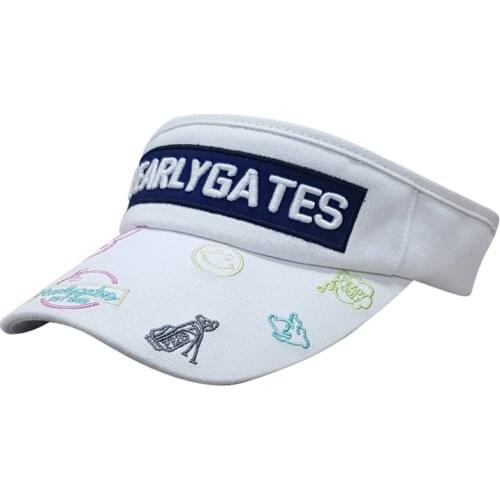 New Unisex Empty Top Summer Hat 2 Colors Shade Baseball Visors Golf Cap PG Outdoor Sport Golf Cap