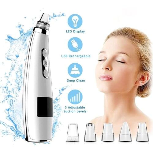 Blackhead Removal Equipment Facial Pore Deep Cleaning Vacuum Black Points Suction Cleaner Acne Remove Aspirateur Point Noir