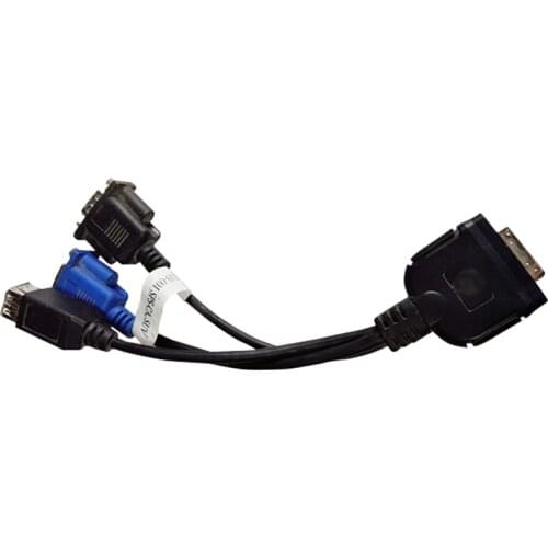 Original blade server adapter cable KVM cable serial port+USB+VGA 409496-001 416003-001 For HP C3000 C7000