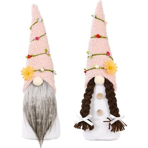 Autumn Harvest Festival Printed Hat Faceless Doll THANKSGIVING DIY Decorations Ornament for Halloween Party Home Garden