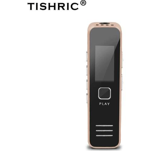 TISHRIC Professional Mini Usb Voice Recorder TF Flash Card Flash Drive Voice Recorder Audio With Display Screen Gravador