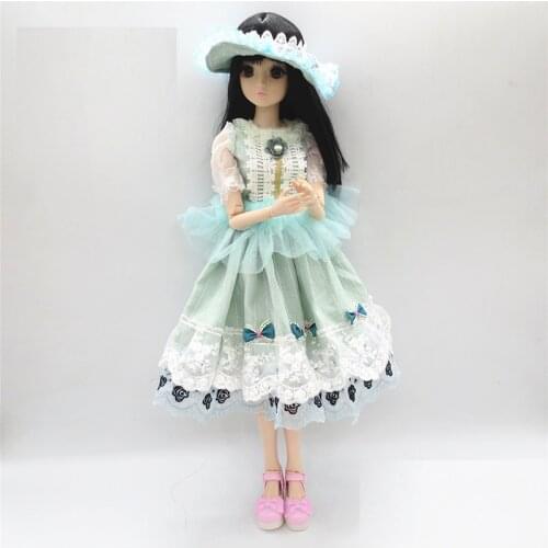 Fluffy Skirt For 1/3 60cm BJD Dolls Sweet Clothes Dress Pastoral Style Clothing Holiday Skirt DIY AccessorY Elegant Costume Toys