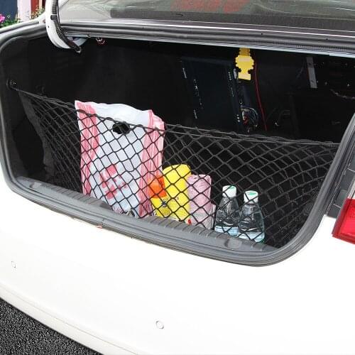 Car Trunk Cargo Organizer Storage Net For Suzuki Swift SX4 Mitsubishi ASX Lancer Outlander Hyundai Solaris ix35 i30 Accessories