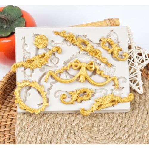 Leaves Silicone Fondant Mold For Baking Cake Decor Chocolate Mold Romantic Wedding Kitchen Mold Kitchen Baking Accessories