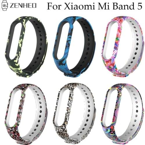 For Xiaomi Mi Band 5 Bracelet Strap Replacement Soft Silicone Wrist Band For Mi Band 5 Accessories