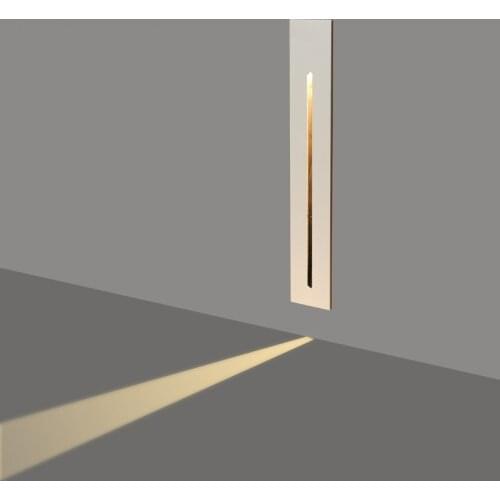 10PCS 3W Recessed Led Stair Light Outdoor Indoor LED Corner Wall Light Floor Step Lamp Hallway Pathway Staircase Lamp AC85-265V