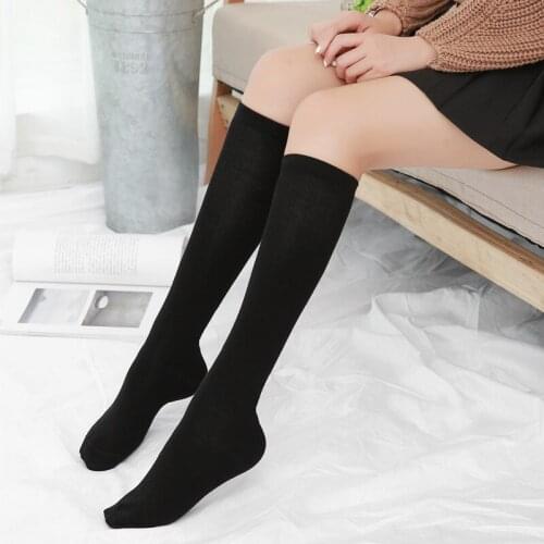 Spring and Autumn Stockings Womens Korean-Style Stockings College Style Half Length Half Leg Hose Japanese winter Stockings