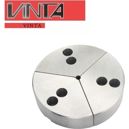 High quality Hydraulic Three-jaw fan-shaped Hydraulic chuck fan claw soft claw raw claw three claw 5 6 8 10 12 inch non-standard