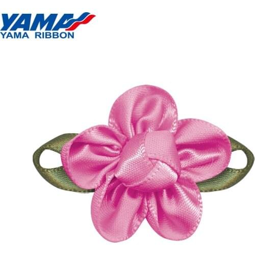 YAMA Foliage Flower Diameter 30mm±3mm Leaf 41mm±3mm 200pcs/bag Satin Ribbon Fashion DIY Decoration