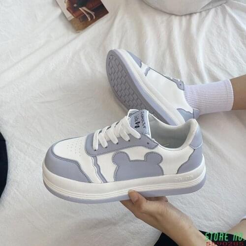 Sneakers Womens Sports Shoes Lolita Kawaii Platform College Student Casual Designer Undefined Vintage Summer 2021