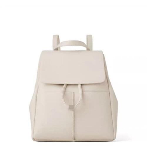 Womens Backpack White Cute Small Vintage Fashion Mini Girl School Backpack Pu Leather Summer Black Female Travel Bag New 2021