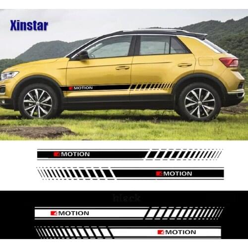 2pcs 4Motion Car Side Sticker For Volkswagen Revo Apr Golf 6 Golf 7 Polo R36 B7L CC Touran Passat b8 Scirocco Mk6 Mk7 GTI
