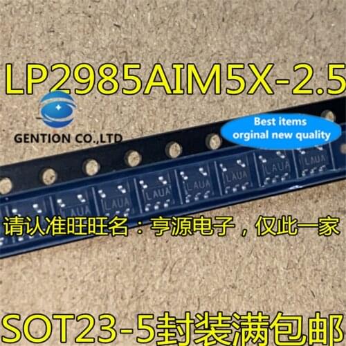 50Pcs LP2985AIM5X-2.5 LAUA SOT23-5 Pressure regulator in stock 100% new and original