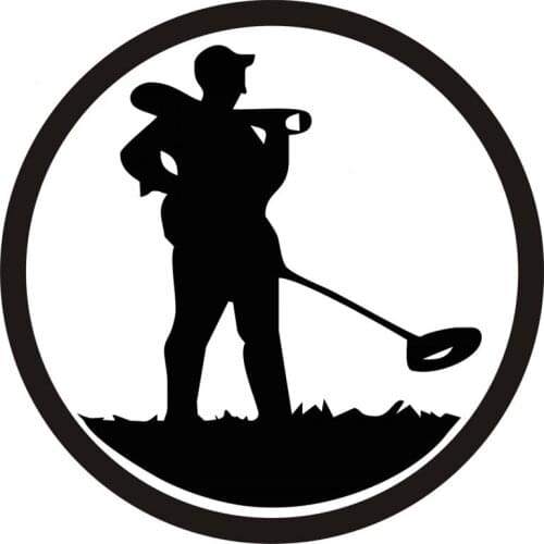 CK2545#19*19cm Treasure hunter car sticker vinyl decal silver/black car auto stickers for car bumper window car decorations