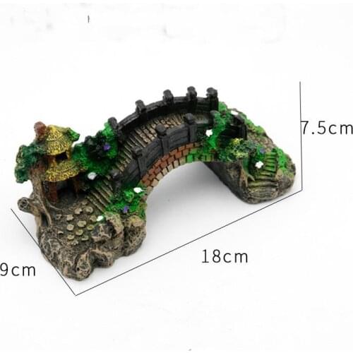 Aquarium decorative items arch bridge ornament aquarium decorative ornaments aquarium accessories decoration