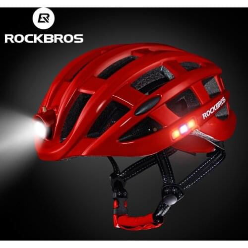 ROCKBROS Light Cycling Helmet Bike Ultralight Helmet Integrally-Molded Mountain Road Bicycle MTB Helmets Safe Men Women 57-62cm