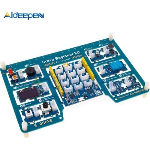 All-in-one Beginner kit Sensor Module for Arduino UNO Compatible Board ATmega328p Based Seeeduino Lotus Compatible Grove Module