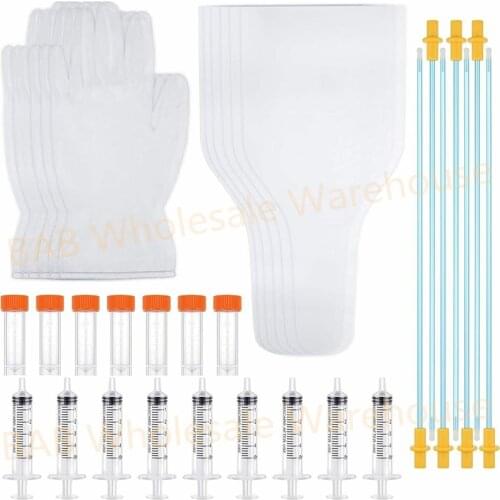 10 Set Artificial Insemination Dog Breeding Kit Canine Breeding Kit Insemination