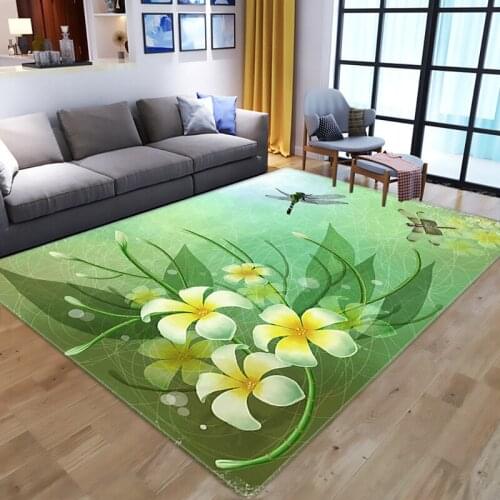 New animation butterfly printing 3D carpet childrens room decoration area carpet childrens game tent baby crawling carpet