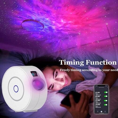 New Laser Starry Night Light Led Starry Sky Projection Light APP Graffiti Intelligent Control Laser Smart Indoor Lamp Tool