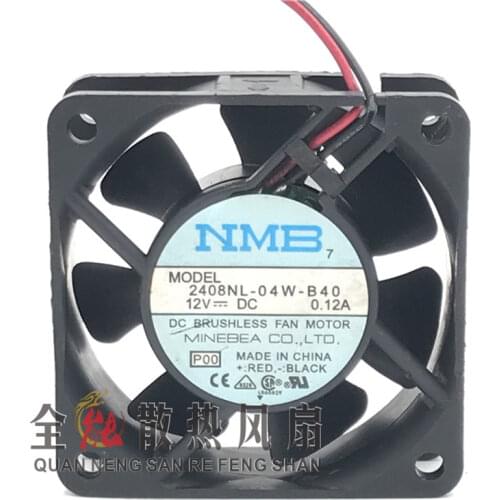 6cm 6CM 2408NL-04W-B40 12V 0.12A Industrial cooling fan 6020