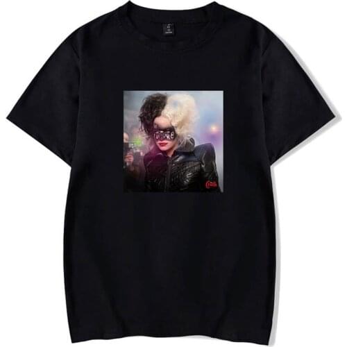 Witch Cruella Clothing Personality Boy/girl T Shirt Oversized Fashion Streetwear Tees Kids Cool Tops Hip Hop Custom made Shirt