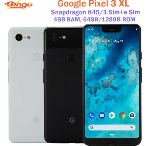 Original Google Pixel 3 XL Pixel 3XL Pixel XL3 Octa Core 4GB RAM 128GB ROM Android 9.0 NFC mobile phone original fast charger
