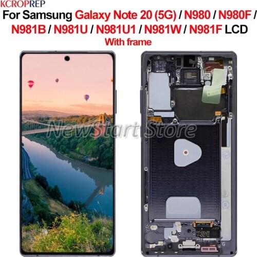 Original For Samsung Galaxy Note 20 5G N980 N980F N981 N981F N981B N981U N981U1 N981W LCD Display Touch Screen Digitizer Assembl