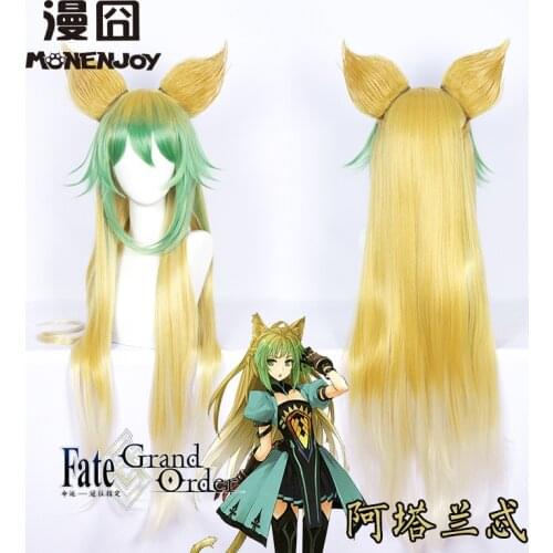 Anime Fate Grand Order Archer Atalanta Long Wig Cosplay Costume Fate/Apocrypha Women Heat Resistant Synthetic Hair Wigs