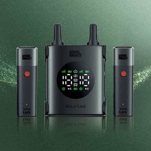 Pixel Voical Lark Microphone Wireless Voice-Groomed Noise Cancellation Condensador Microfone Mic for DSLR Camera Smartphone
