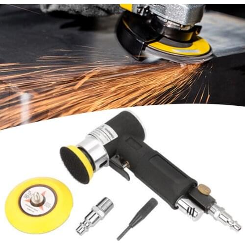 2 Inch/ 3 Inch Air Sander Pneumatic Polisher High Speed 90 Degree Orbital Eccentric Pneumatic Angle Grinding Polishing Machine