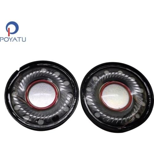 POYATU 40mm Headphone Speaker Parts For MARSHALL Monitor Loudspeakers Headset Speaker 32ohm Bass HIFI Auriculares Speakers DIY